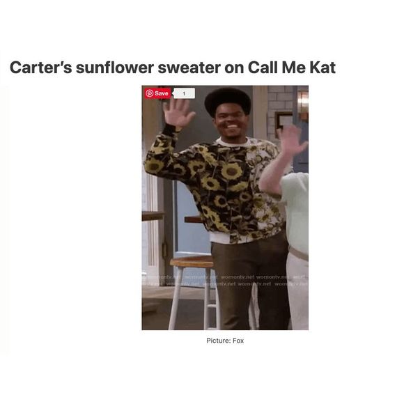 TWENTY NWT Sunflower Hyper Reality Contrast Panel Sweatshirt, Sz Medium, MP $185 - Picture 2 of 11